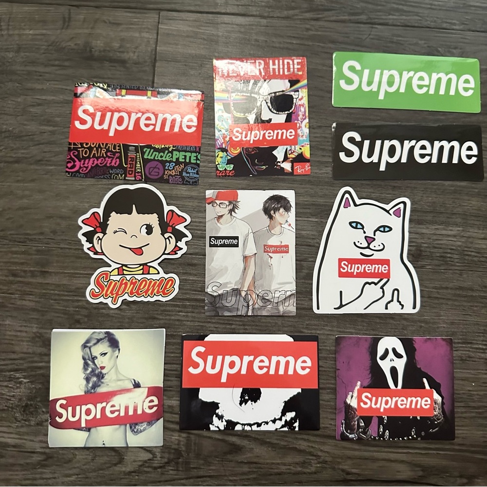 Supreme stickers